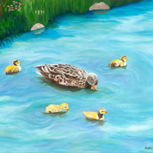 Duck Family Print