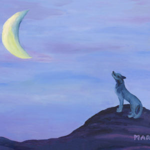 Howling Wolf Print
