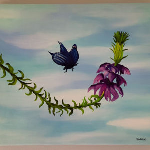 Butterfly Flower Print