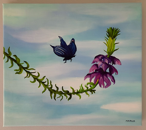 Butterfly Flower Print