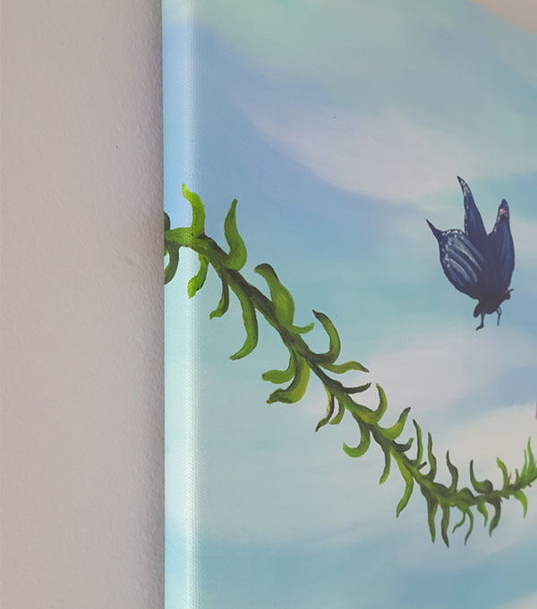 Butterfly Flower Print