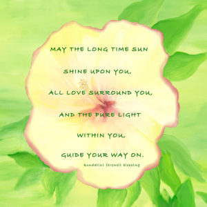 Long Time Sun Print