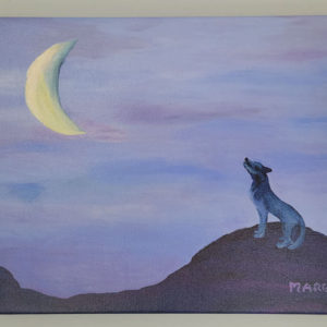 Howling Wolf Print