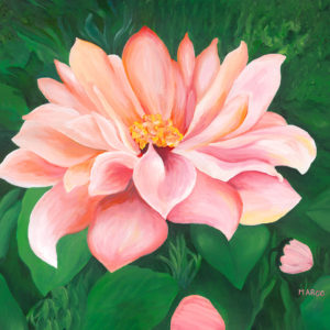 Peach Flower Print