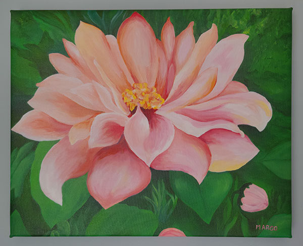 Peach Flower Print - Image 2