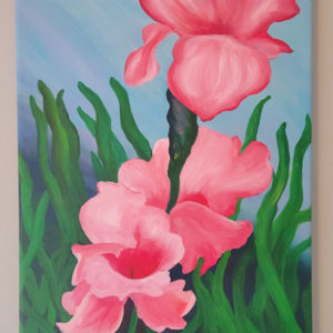 Pink Iris Print