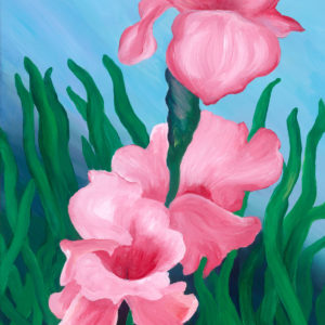 Pink Iris Print