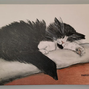 Sleeping Cat Print
