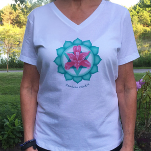 Heart Chakra Women’s V-Neck T-Shirt