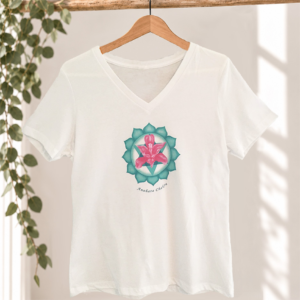 Heart Chakra Women’s V-Neck T-Shirt