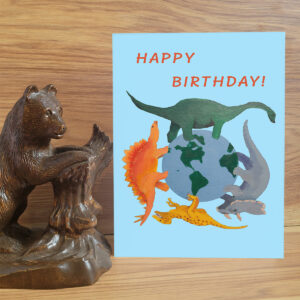 Dinosaur Birthday Card