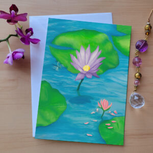 Lotus Pond Greeting Card