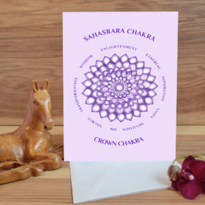 Crown Chakra Greeting Card