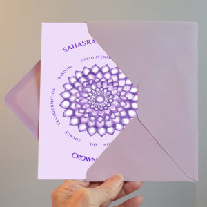 Crown Chakra Greeting Card