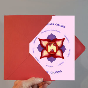 Root Chakra Greeting Card