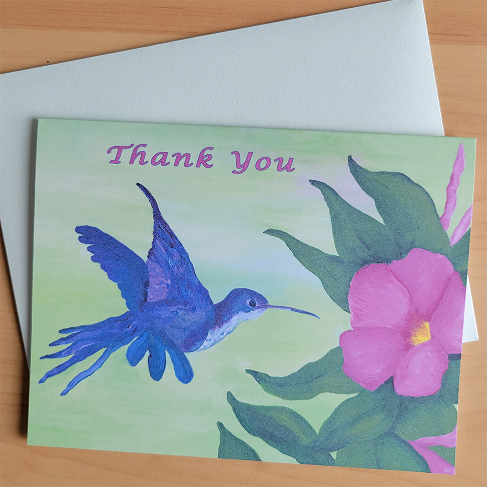 Thank you card