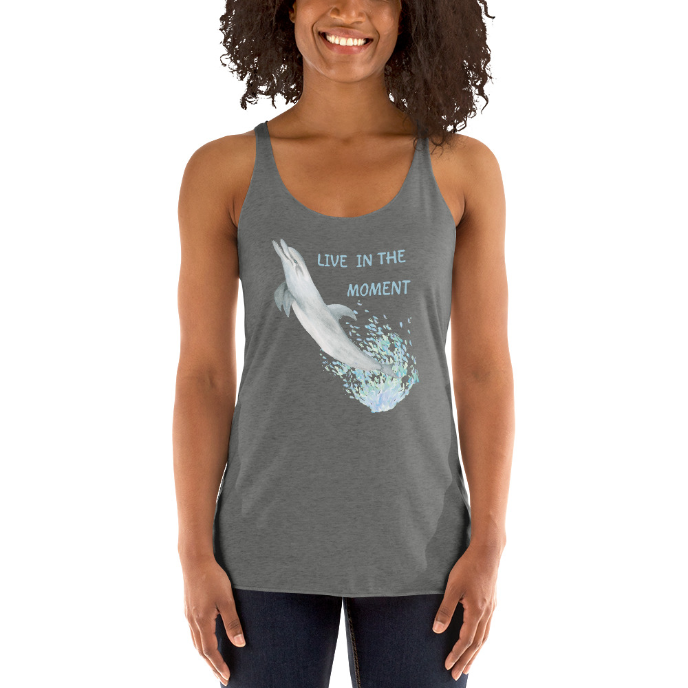 Live In The Moment Dolphin Tank