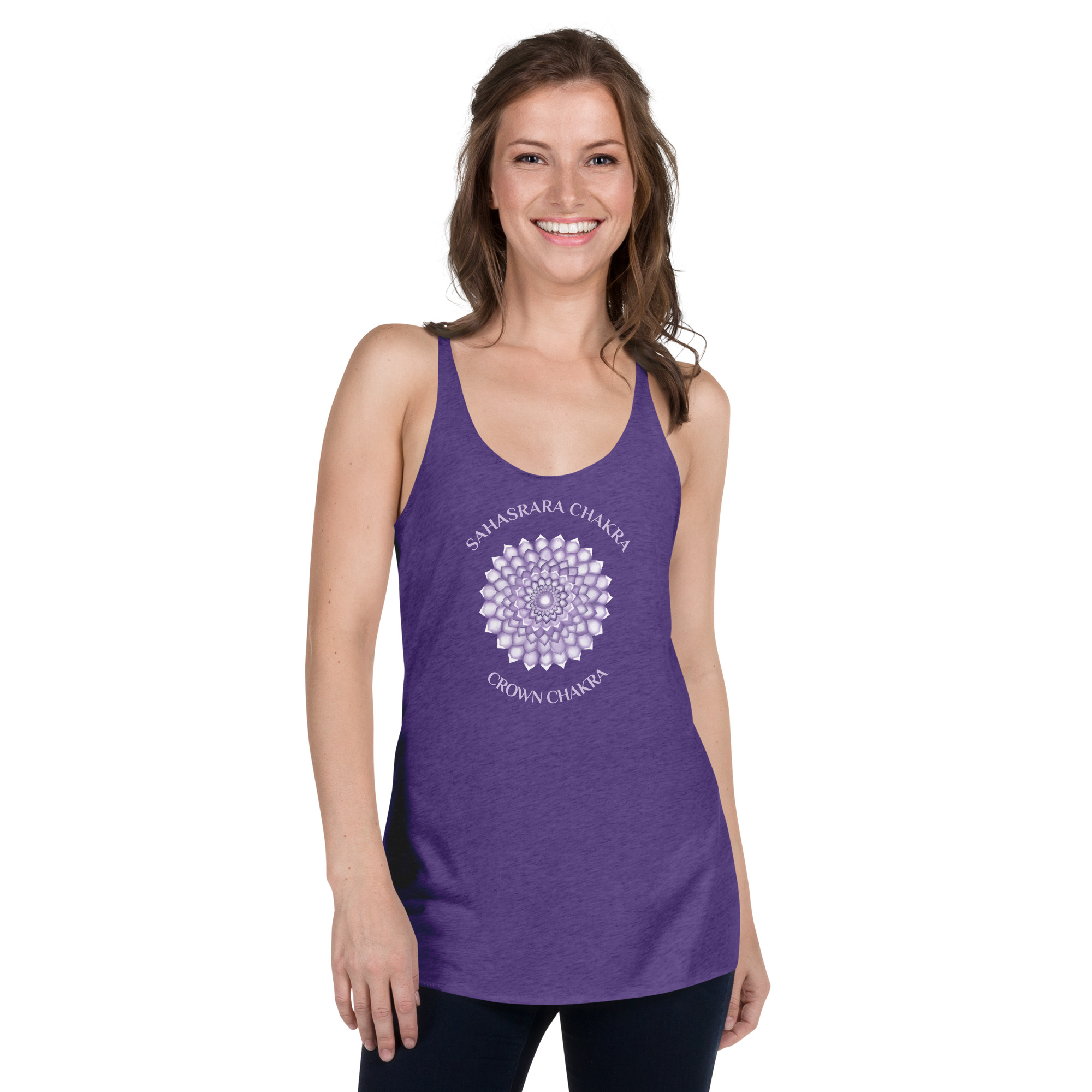 Crown Chakra Ladies Muscle Tank