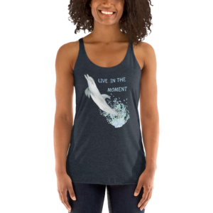 Live In The Moment Dolphin Tank