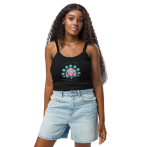 Heart Chakra Women’s Micro-Rib Tank Top
