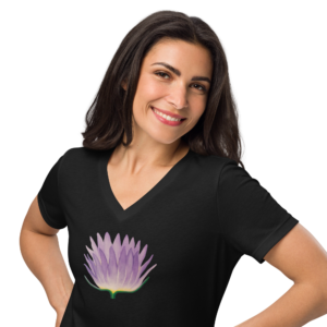 Lotus Flower Women’s Yoga T-Shirt